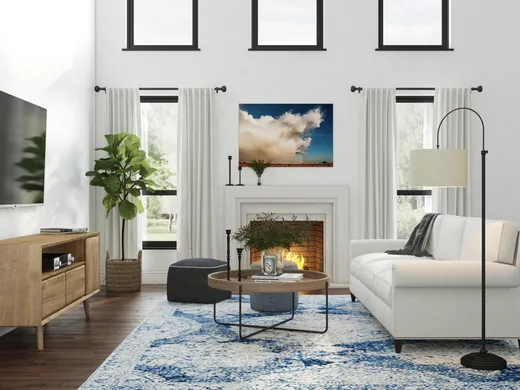 Living Room · Traditional designed by Regina