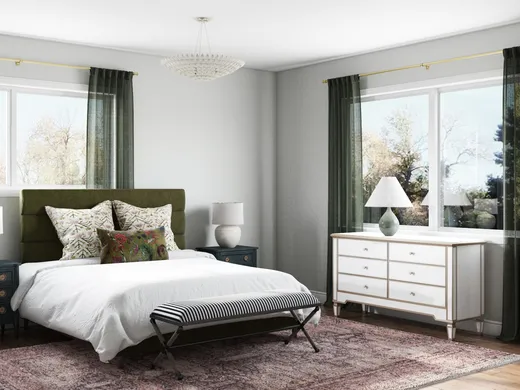 Bedroom · Eclectic designed by Caroline