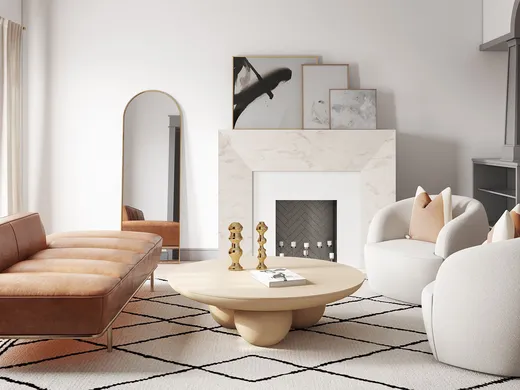 Living Room · Modern designed by Katherine
