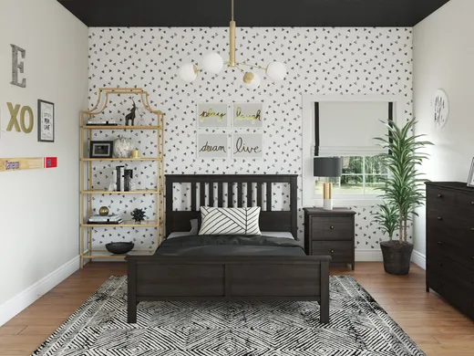 Bedroom · Modern designed by Masooma