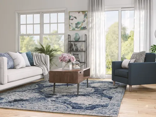 Living Room · Midcentury Modern designed by Ariadna