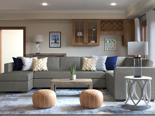 Living Room · Contemporary designed by Rachel