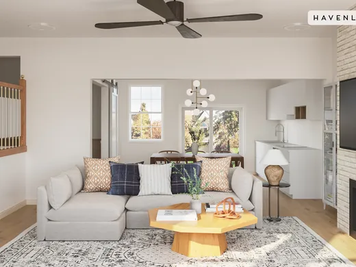 Living Room · Modern designed by Makenzie