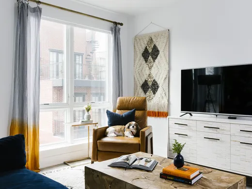Living Room · Contemporary designed by Brianna