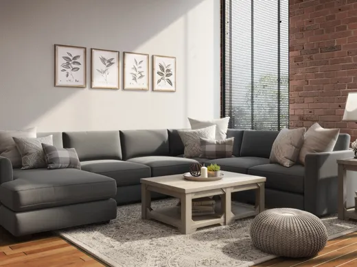 Living Room · Farmhouse designed by Rachel