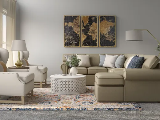 Living Room · Farmhouse designed by Madeline