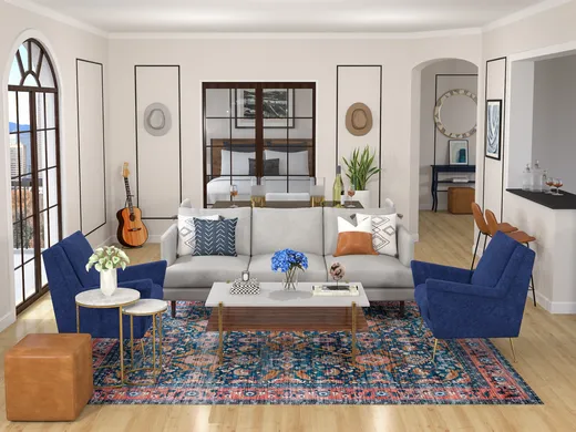 Living Room · Eclectic designed by Brady