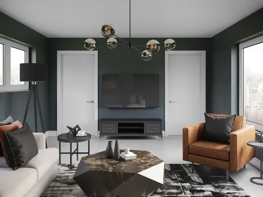 Living Room · Contemporary designed by Anny