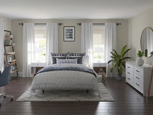 Bedroom · Midcentury Modern designed by Michelle