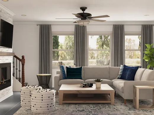 Living Room · Coastal designed by Matthew