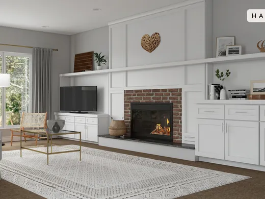 Living Room · Contemporary designed by Jenette