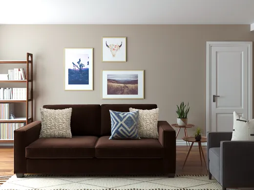 Living Room · Midcentury Modern designed by Randi