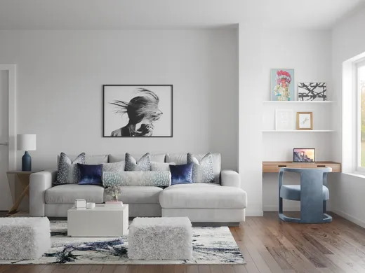 Living Room · Contemporary designed by Jenna