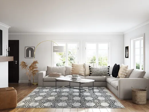 Living Room · Eclectic designed by Brianna