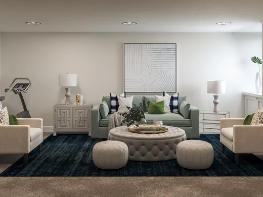 Living Room · Glam designed by Hannah