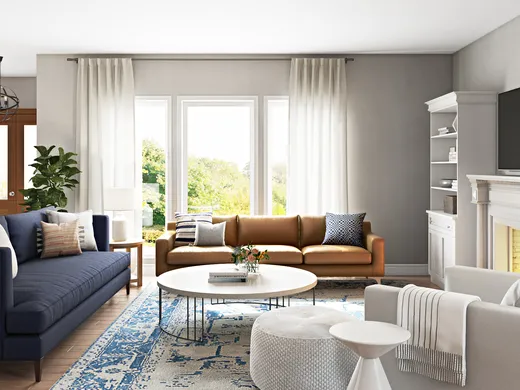 Living Room · Eclectic designed by Yoseika