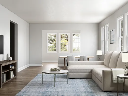 Living Room · Modern designed by Erin