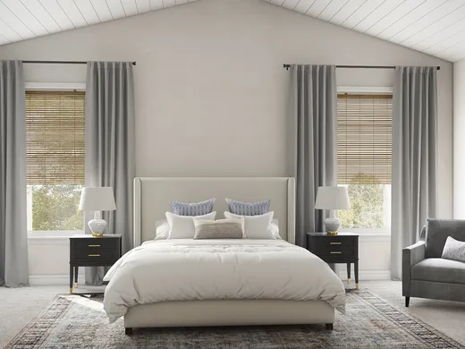 Bedroom · Transitional designed by Jodi