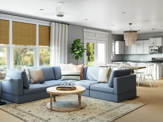 Living Room · Coastal designed by Yoseika
