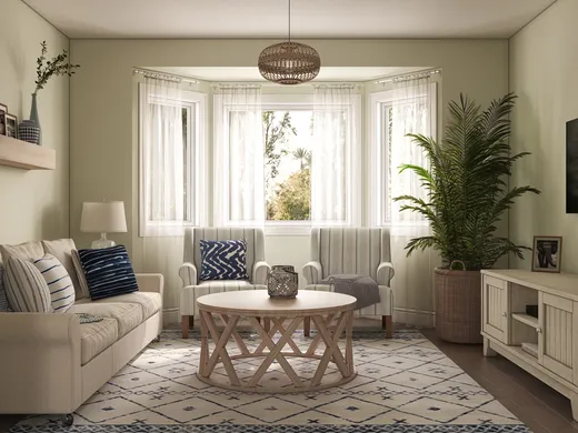 Living Room · Coastal designed by Christina