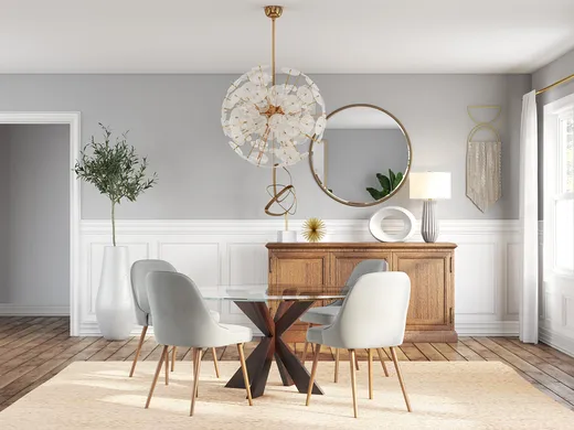 Dining Room · Contemporary designed by Leslie