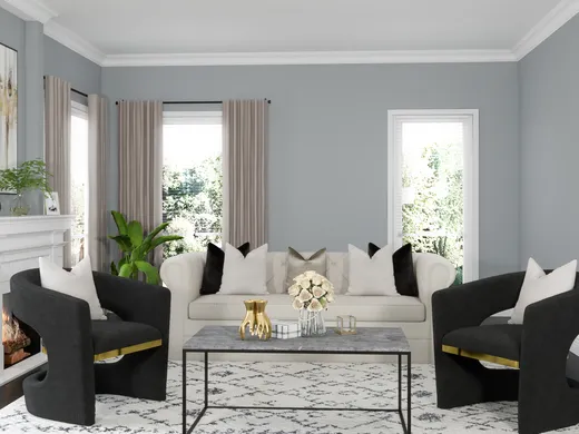 Living Room · Contemporary designed by Danielle