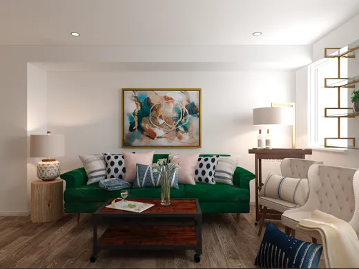 Living Room · Contemporary designed by Melissa
