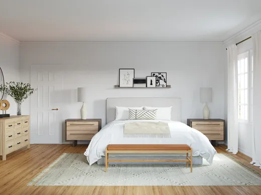 Bedroom · Modern designed by Leslie