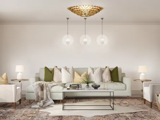 Living Room · Contemporary designed by Hannah