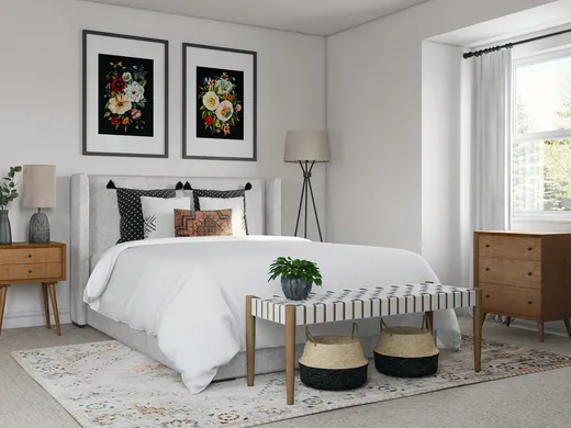 Bedroom · Eclectic designed by Lilly