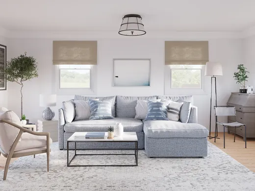 Living Room · Coastal designed by Jennifer