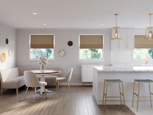 Dining Room · Contemporary designed by Mariela