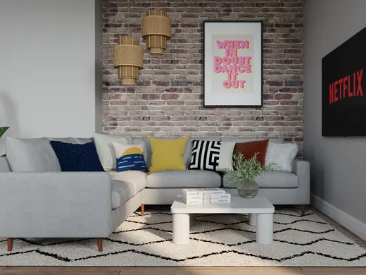 Living Room · Eclectic designed by Marie