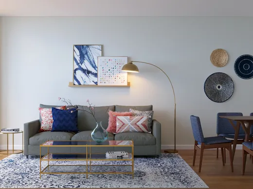 Living Room · Contemporary designed by Kristine