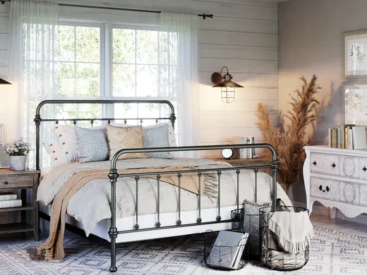 Bedroom · Farmhouse designed by Havenly