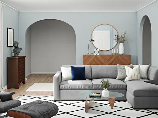 Living Room · Contemporary designed by Sarah