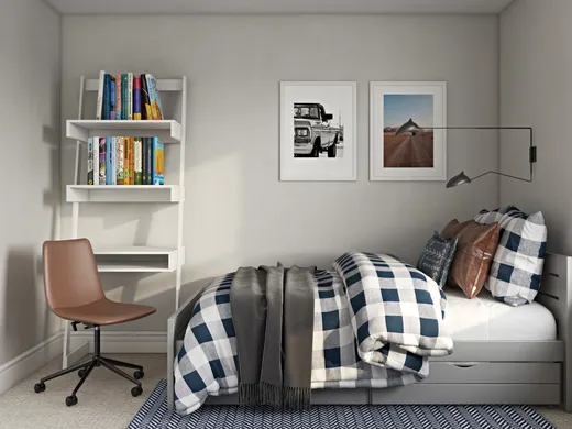 Bedroom · Industrial designed by Erin