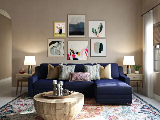 Living Room · Contemporary designed by Ashley