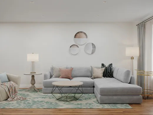 Living Room · Contemporary designed by Victoria
