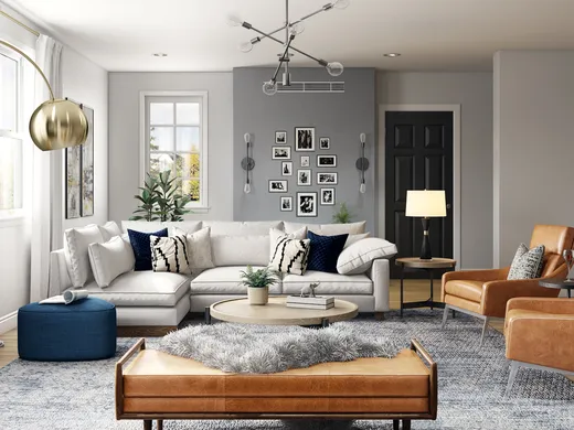 Living Room · Modern designed by Paulina