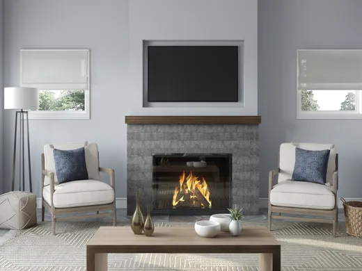 Living Room · Coastal designed by Elizabeth