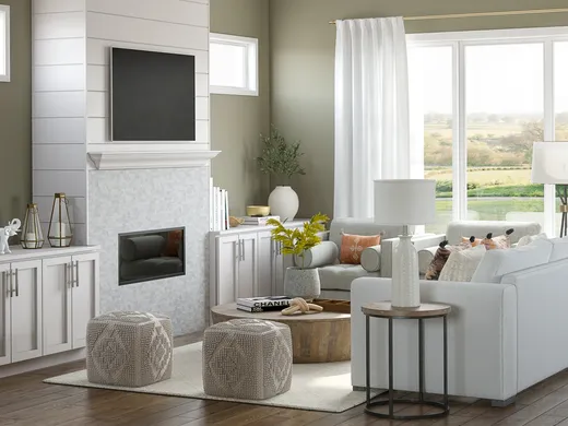 Living Room · Contemporary designed by Laura