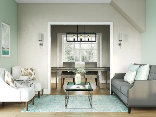 Living Room · Contemporary designed by Natalie