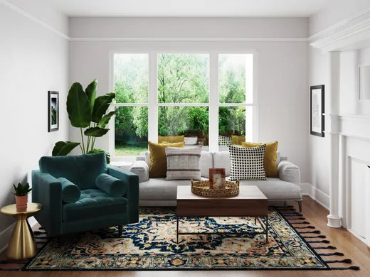 Living Room · Eclectic designed by Alexandra