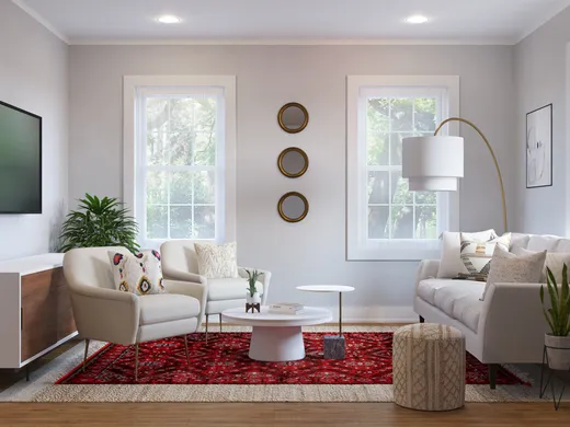 Living Room · Eclectic designed by Fendy