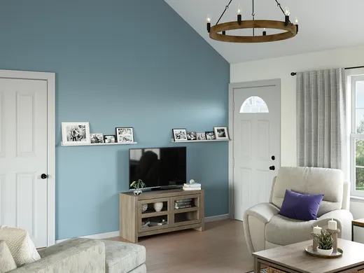 Living Room · Farmhouse designed by Julie