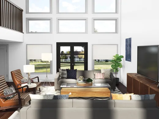 Living Room · Contemporary designed by Kelly