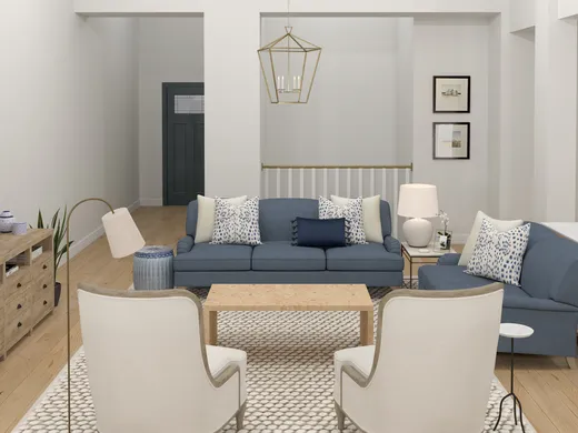 Living Room · Coastal designed by Sara