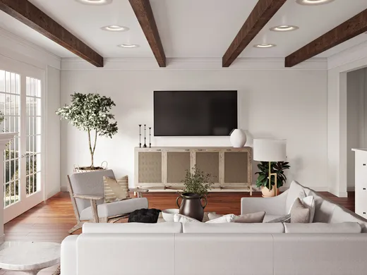 Living Room · Eclectic designed by Brianna