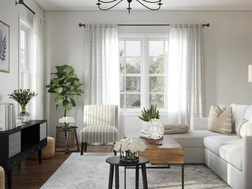 Living Room · Coastal designed by Kacey